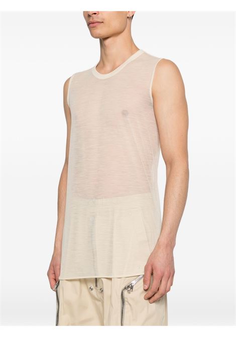 basiic sl t tank top man butter RICK OWENS | RU01F2151 JWR81